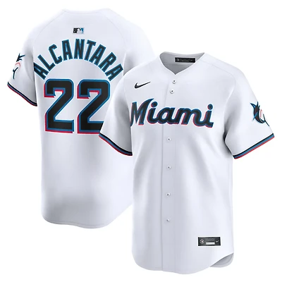 Nike Sandy Alcantara Miami Marlins Home Limited Player Jersey
