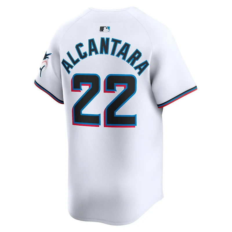 Nike Sandy Alcantara Miami Marlins Home Limited Player Jersey