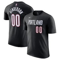 Nike Scoot Henderson Portland Trail Blazers Icon Edition Name  Number T-Shirt