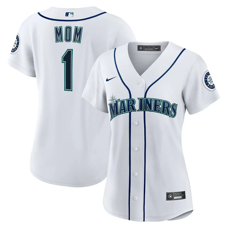 Nike Seattle Mariners 1 Mom Home Replica Jersey
