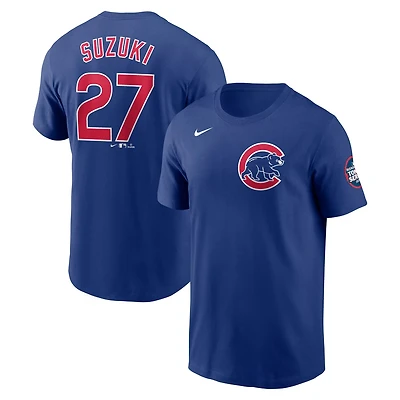 Nike Seiya Suzuki Chicago Cubs 2025 MLB World Tour Tokyo Series Name  Number T-Shirt
