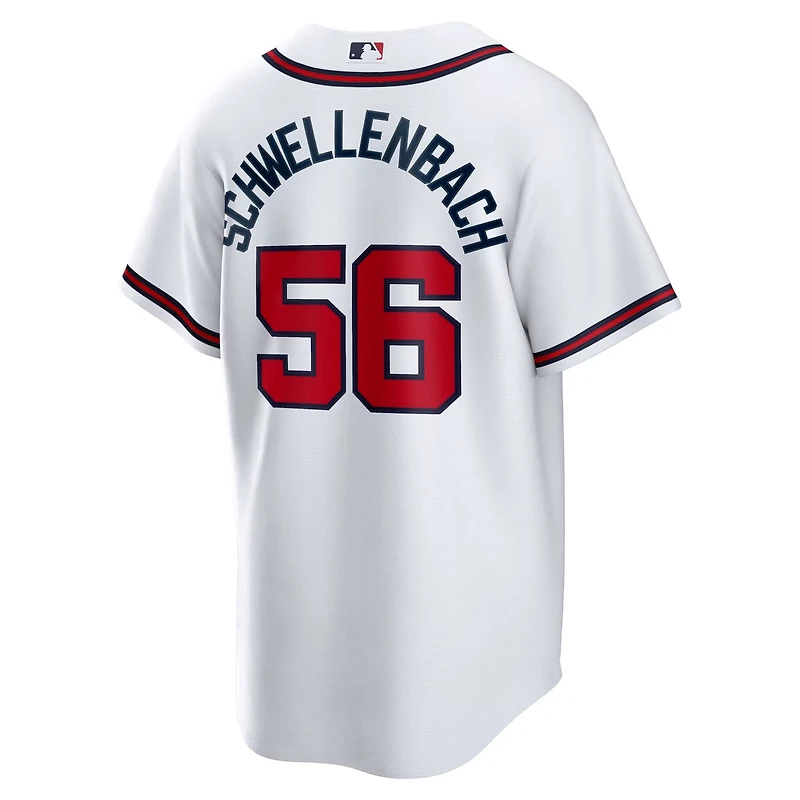 Nike Spencer Schwellenbach Atlanta Braves Home Replica Jersey