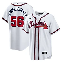 Nike Spencer Schwellenbach Atlanta Braves Home Replica Jersey