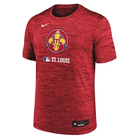 Nike St Louis Cardinals 2025 City Connect Authentic Collection Velocity Performance T-Shirt