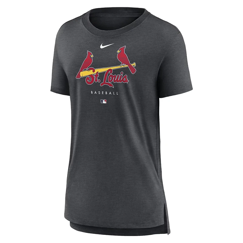 Nike St Louis Cardinals Authentic Collection Early Work Tri-Blend T-Shirt