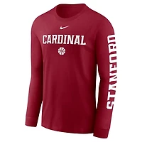 Nike Stanford Basketball Icon Two-Hit Long Sleeve T-Shirt