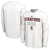 Nike Stanford Cardinal 2023 On Court Bench Long Sleeve T-Shirt