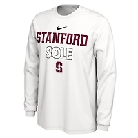 Nike Stanford Cardinal 2023 On Court Bench Long Sleeve T-Shirt