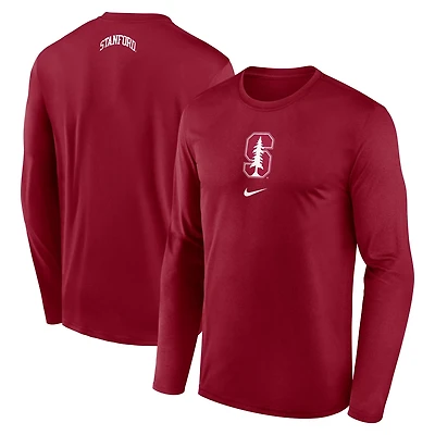 Nike Stanford On-Court Basketball Shootaround Performance Long Sleeve T-Shirt