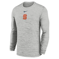 Nike Syracuse 2025 Sideline Velocity Performance Long Sleeve T-Shirt