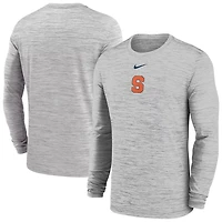 Nike Syracuse 2025 Sideline Velocity Performance Long Sleeve T-Shirt