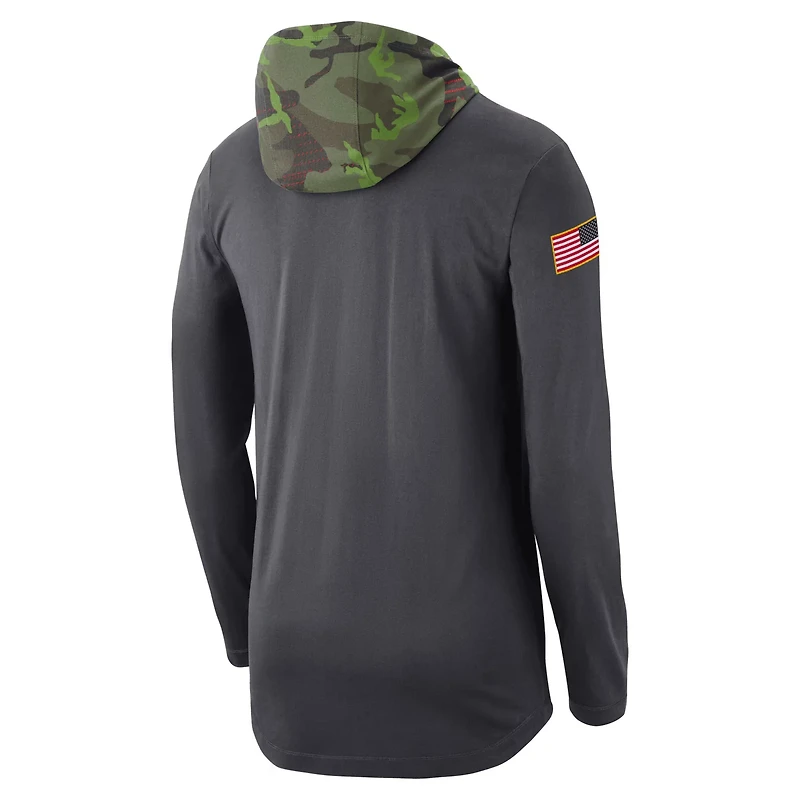 Nike Syracuse Military Long Sleeve Hoodie T-Shirt