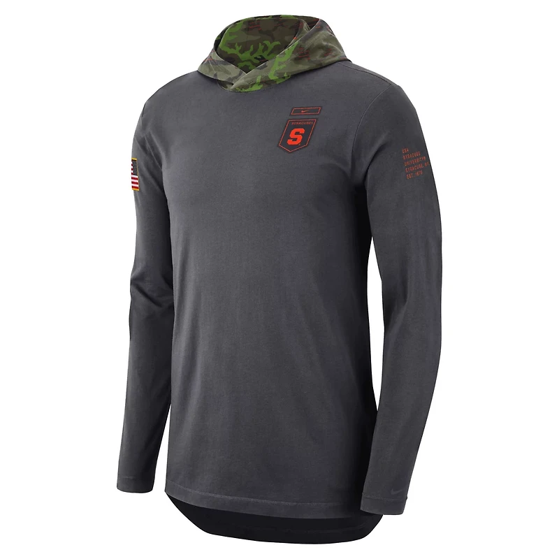 Nike Syracuse Military Long Sleeve Hoodie T-Shirt