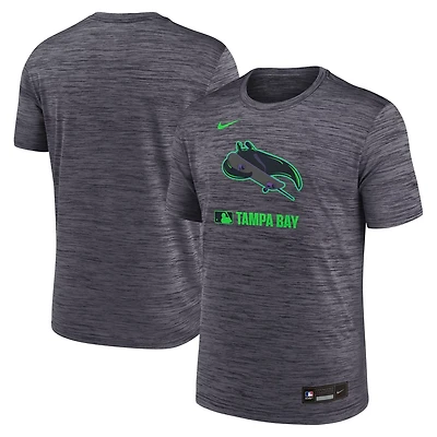 Nike Tampa Bay Rays 2025 City Connect Authentic Collection Velocity Performance T-Shirt