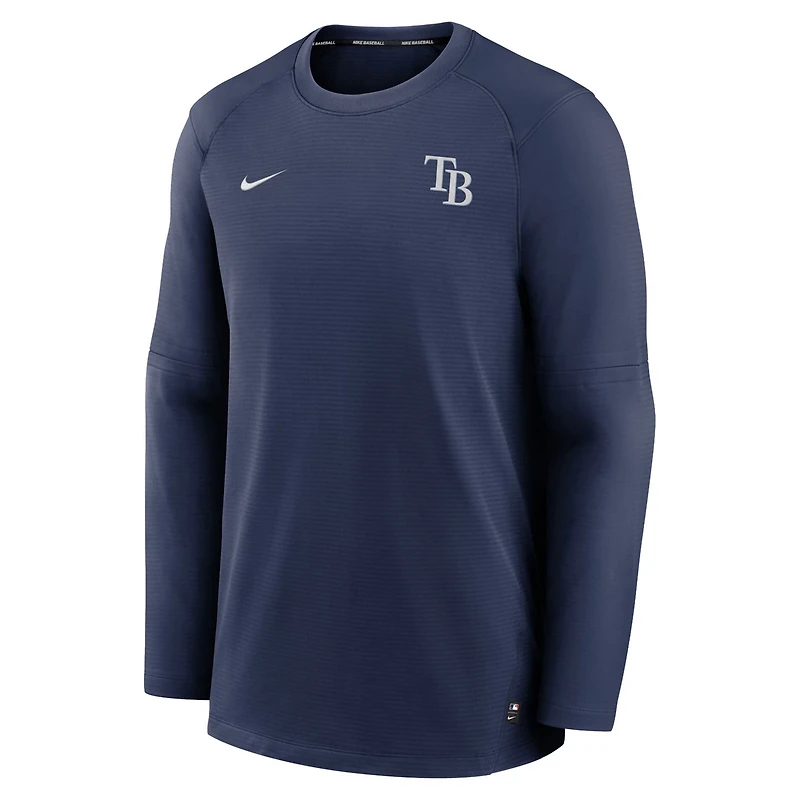 Nike Tampa Bay Rays Authentic Collection Logo Performance Long Sleeve T-Shirt