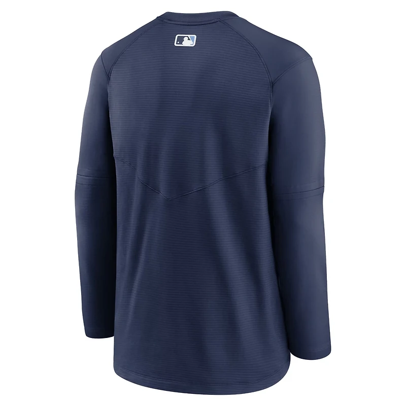 Nike Tampa Bay Rays Authentic Collection Logo Performance Long Sleeve T-Shirt