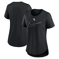 Nike Tampa Bay Rays Big Swoosh Tri-Blend Scoop Neck T-Shirt