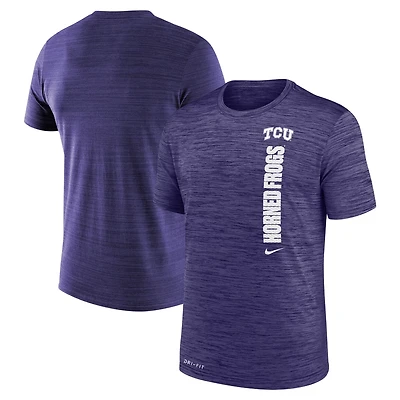 Nike TCU Horned Frogs 2024 Sideline Velocity Legend Performance T-Shirt