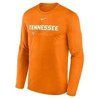 Nike Tennessee Volunteers 2025 Courtside Basketball Shootaround Legend Dri-FIT Long Sleeve T-Shirt