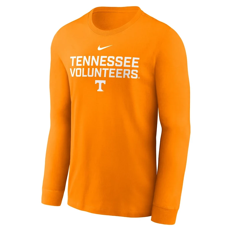 Nike Tennessee Volunteers 2025 Sideline Performance Long Sleeve T-Shirt