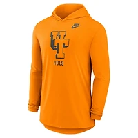 Nike Tennessee Volunteers Legacy Tri-Blend Dri-FIT Long Sleeve Hoodie T-Shirt