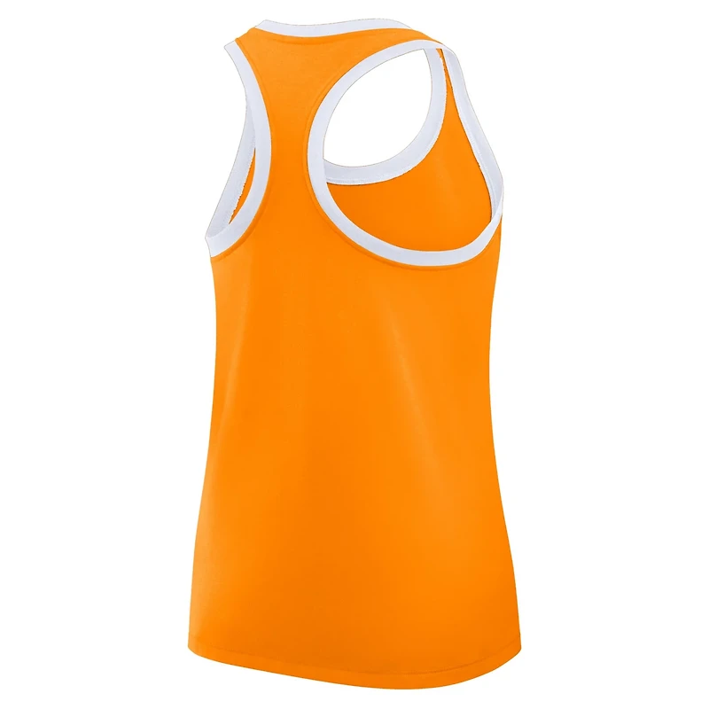 Nike Tennessee Tennessee Volunteers Primetime Racerback Tri-Blend Performance Tank Top