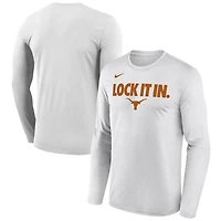 Nike Texas Longhorns 2026 On-Court Bench Long Sleeve T-Shirt