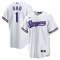 Nike Texas Rangers 1 Dad Home Replica Jersey