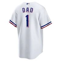 Nike Texas Rangers 1 Dad Home Replica Jersey