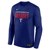 Nike Texas Rangers Authentic Collection Legend Dri-FIT Long Sleeve T-Shirt