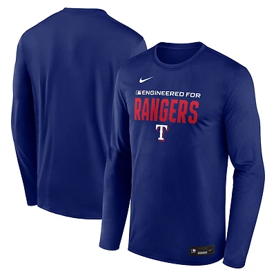 Nike Texas Rangers Authentic Collection Legend Dri-FIT Long Sleeve T-Shirt