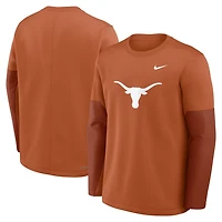 Nike Texas Longhorns 2025 Sideline Coach Therma-FIT Long Sleeve T-Shirt