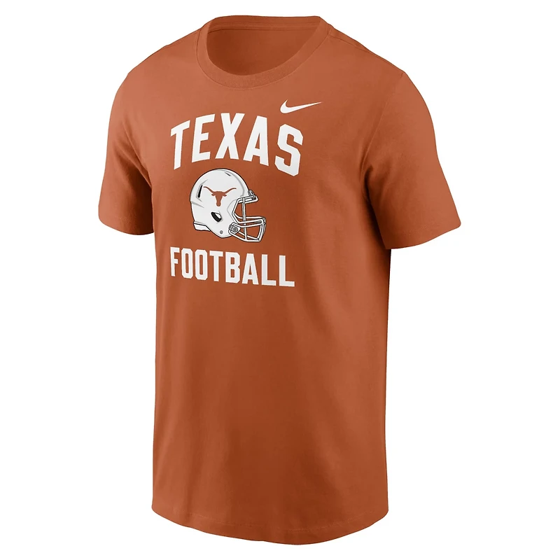 Nike Texas Longhorns Campus Football Helmet T-Shirt