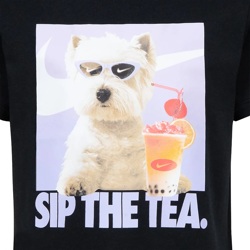 Nike Toddler Girls' Sip The Tea Photo Graphic T-shirt