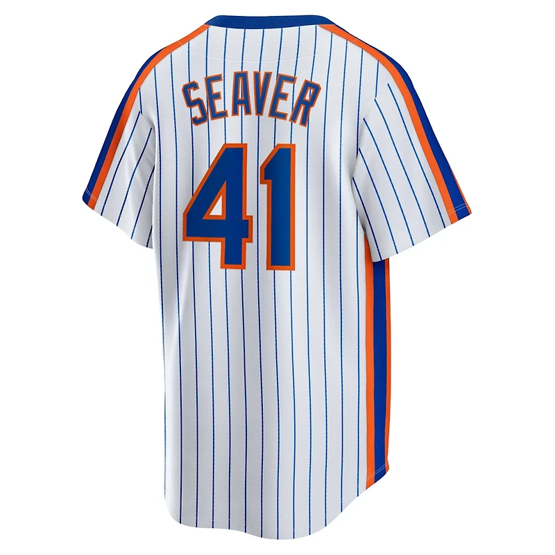 Nike Tom Seaver New York Mets Home Cooperstown Collection Player Jersey