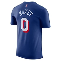 Nike Tyrese Maxey Philadelphia 76ers Icon Edition Name  Number T-Shirt