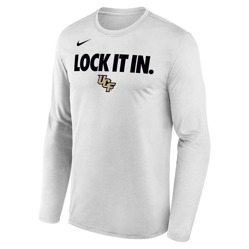 Nike UCF Knights 2026 On-Court Bench Long Sleeve T-Shirt