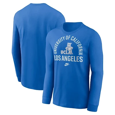 Nike UCLA Bruins Legacy Arched Logo Long Sleeve T-Shirt