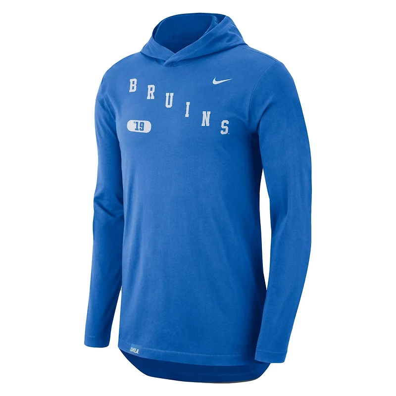 Nike UCLA Bruins Team Performance Long Sleeve Hoodie T-Shirt