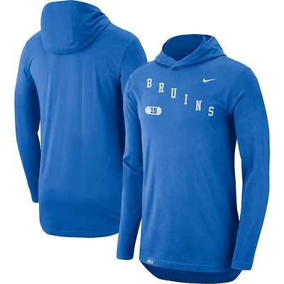 Nike UCLA Bruins Team Performance Long Sleeve Hoodie T-Shirt