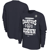 Nike UConn Huskies 2023 NCAA Mens Basketball National Champions Celebration Long Sleeve T-Shirt