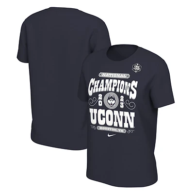 Nike UConn Huskies 2023 NCAA Mens Basketball National Champions Celebration T-Shirt