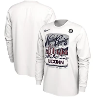 Nike UConn Huskies 2023 NCAA Mens Basketball National Champions Expressive Long Sleeve T-Shirt