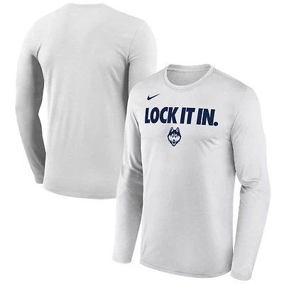 Nike UConn Huskies 2026 On-Court Bench Long Sleeve T-Shirt