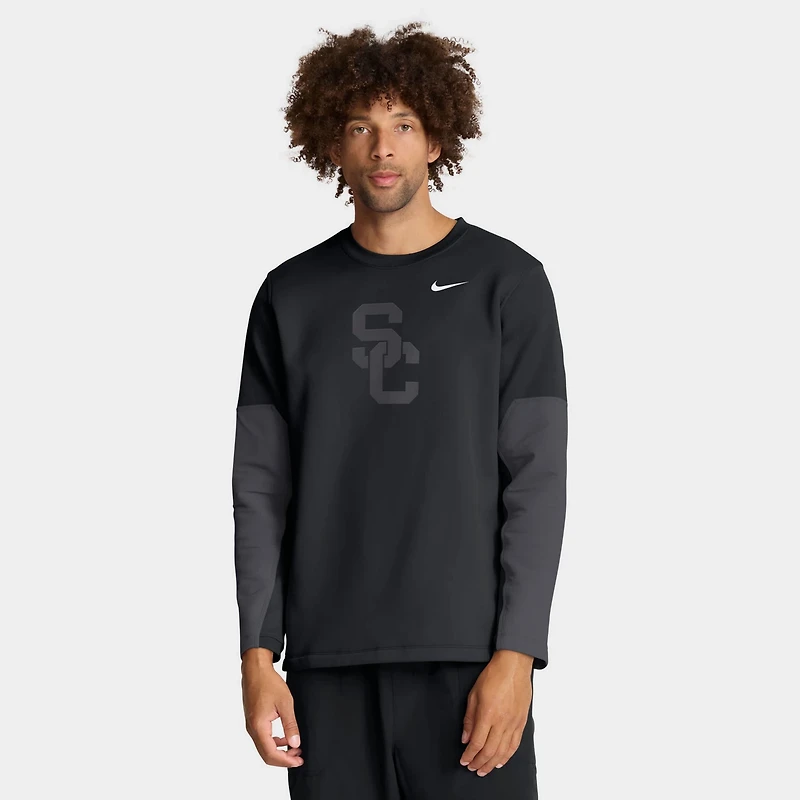Nike USC Trojans 2025 Sideline Coach Therma-FIT Long Sleeve T-Shirt