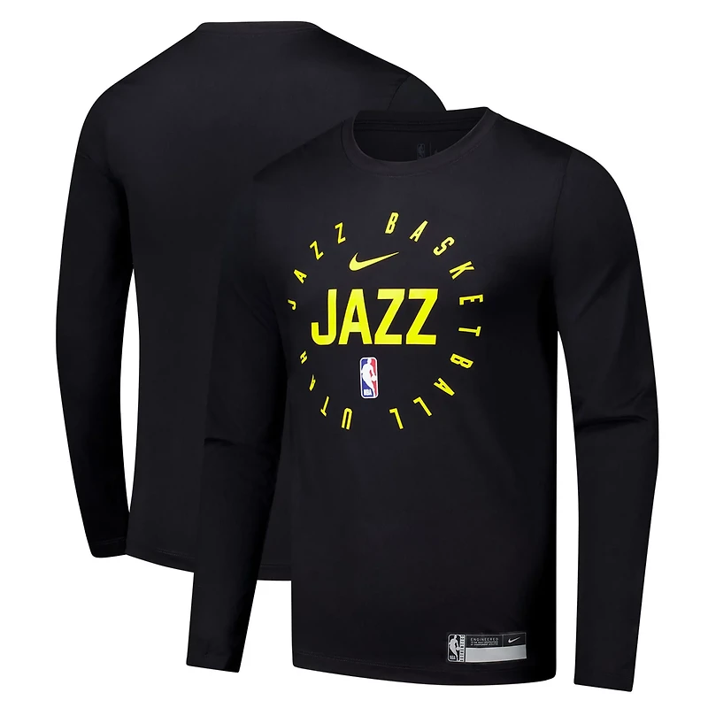 Nike Utah Jazz 2024 25 Legend On-Court Practice Long Sleeve T-Shirt