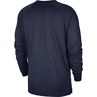 Nike Utah Jazz 75th Anniversary Pregame Shooting Performance Raglan Long Sleeve T-Shirt
