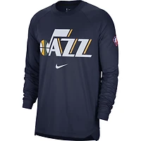 Nike Utah Jazz 75th Anniversary Pregame Shooting Performance Raglan Long Sleeve T-Shirt