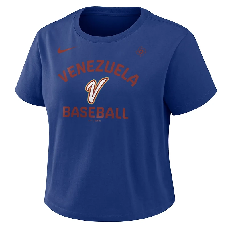 Nike Venezuela Baseball 2026 World Baseball Classic Mod Cropped T-Shirt