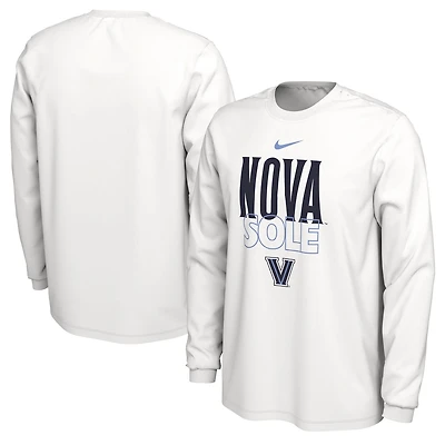 Nike Villanova Wildcats 2023 On Court Bench Long Sleeve T-Shirt